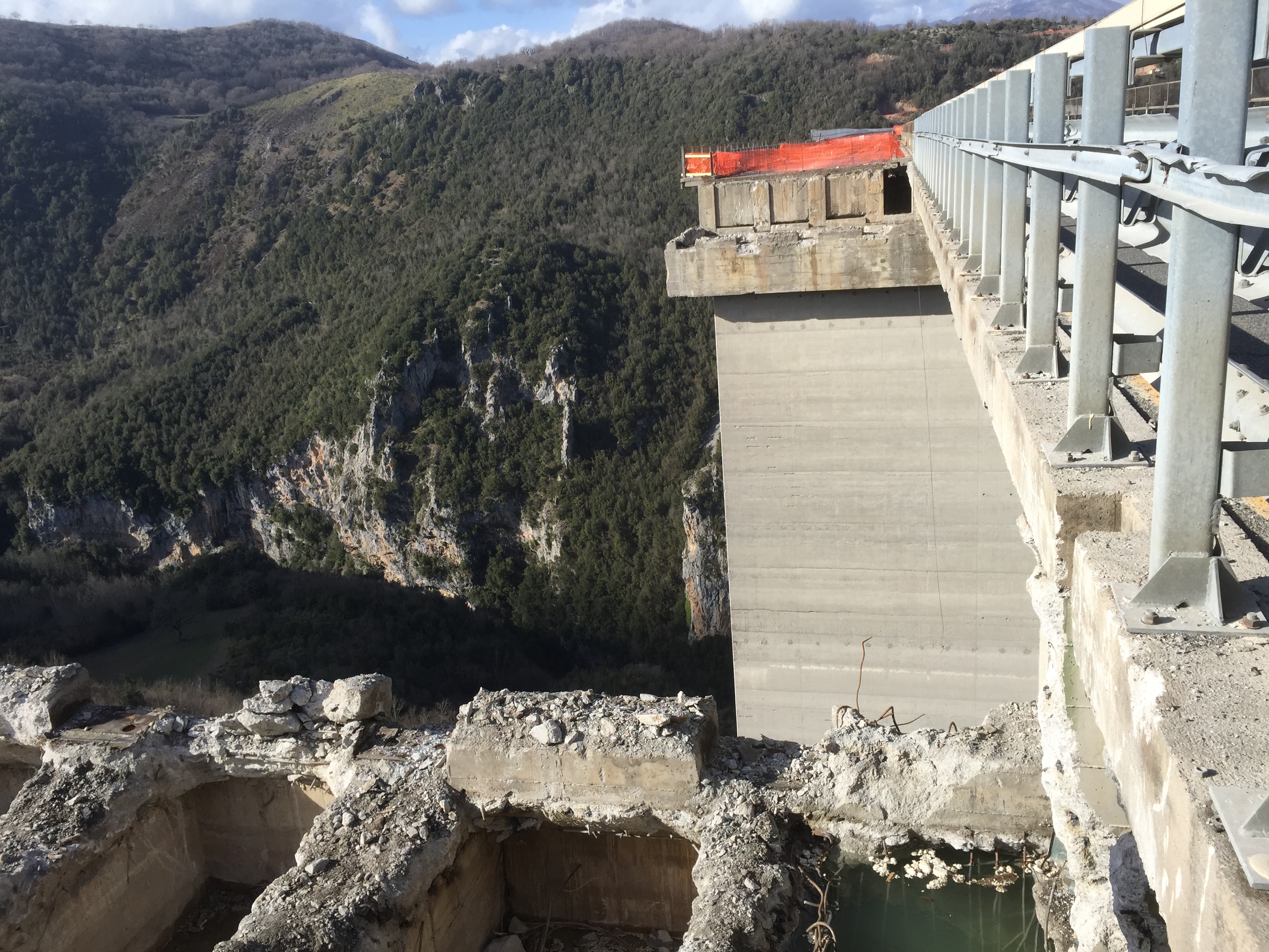 Crollo ponte - Provincia di Cosenza-3